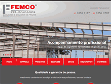 Tablet Screenshot of femco.com.br